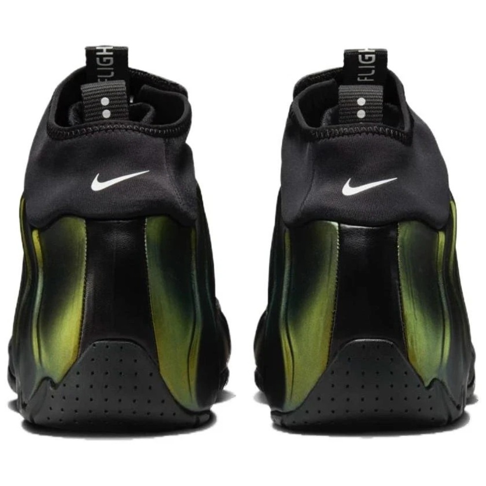 Nike Air Flightposite Mens Size 12.5 Shoes Metallic Green-Goblin 2024 FV5582-700 - Picture 5 of 8